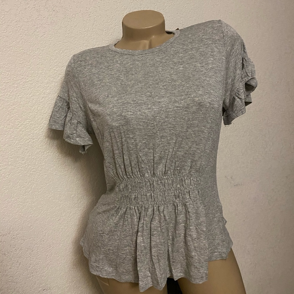 Mustard Seed Top Grey Medium NWT NEW